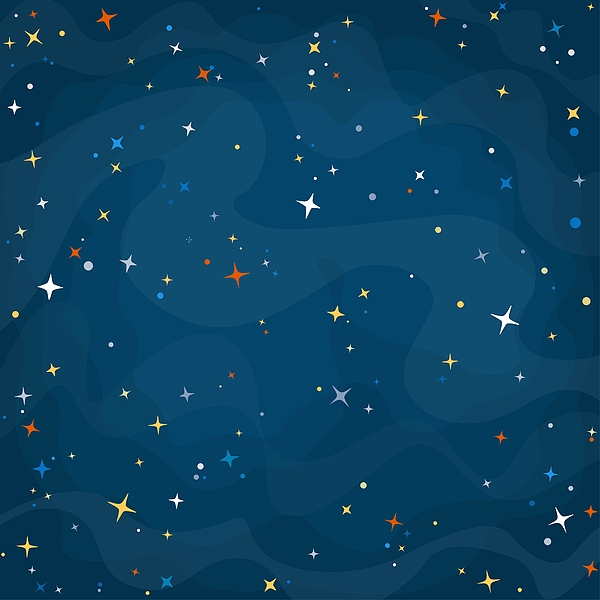 Cartoon Space Background With Colorful Jigsaw Puzzle by Elena Eskevich -  Pixels