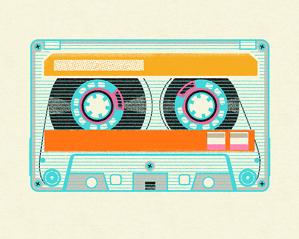 Cassette Tape Fabric