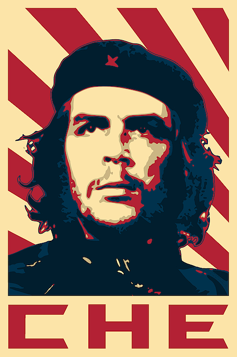 Nerd_art Che Guevara Retro Propaganda T-Shirt