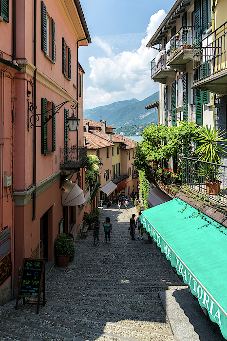 Bellagio I, Lake Como, Lombardy, Italy Lumbar Pillow