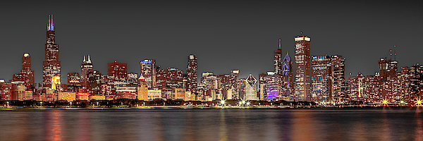 Rob Franklin - Chicago Panorama at Night