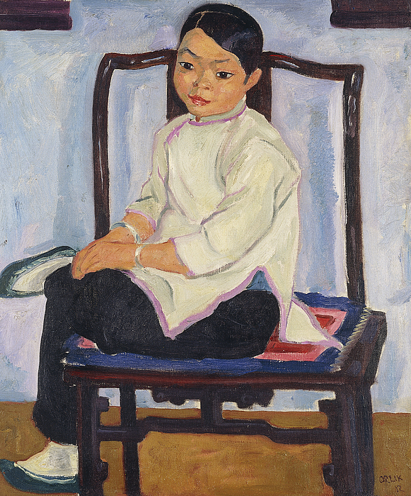 Chinese Girl; Chinesisches Madchen, 1912 Ornament