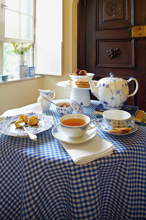 https://images.fineartamerica.com/images/artworkimages/medium/2/coffee-tea-cake-and-jug-on-checkered-tablecloth-jalag-olaf-szczepaniak.jpg