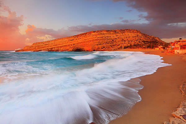 Crete Island, Golden Sandy Beach Weekender Tote Bag by Riccardo Spila -  Fine Art America