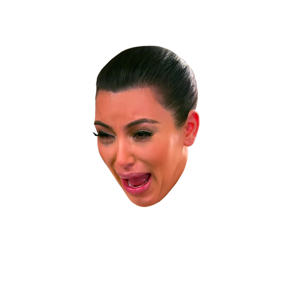 kim kardashian crying face collage