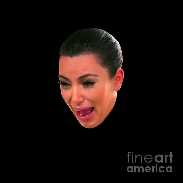 kim kardashian crying iphone case