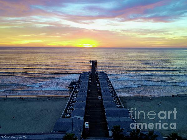 Crystal Pier Hotel And Cottages Sunset Iphone 5 Case For Sale By