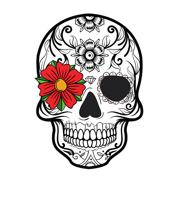 Download Day Of The Dead Skull Graphic Calavera Cinco De Mayo Design Carry All Pouch For Sale By Dc Designs Suamaceir