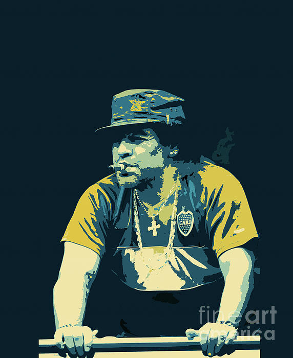 Diego Maradona Poster Men's T-Shirt - Customon