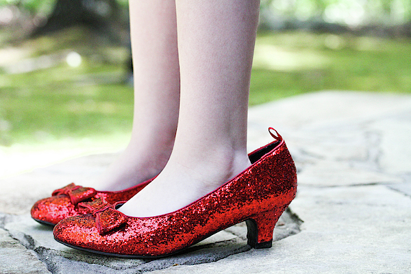 Amazon.com: Rubie's Wizard Of Oz Dorothy Ruby Slippers, Ruby Red, Small :  Clothing, Shoes & Jewelry