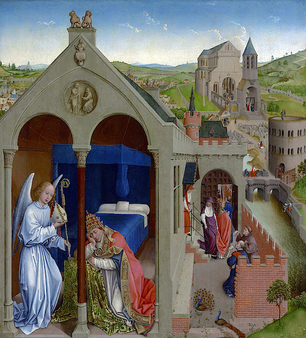 måske rive ned brevpapir The Dream Of Pope Sergius Tote Bag by Rogier Van Der Weyden - Granger Art  on Demand - Website
