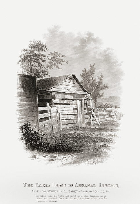 Early Home Of Abraham Lincoln At Knob Creek Farm Yoga Mat by John