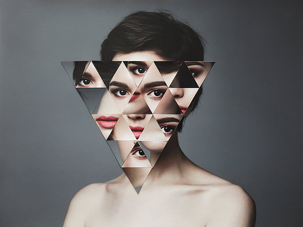 Puzzle Face Art - Portrait of woman - 1000 pièces -Art-by-Bluebird-60010