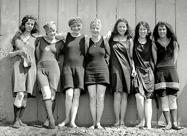 Flappers 1920's swimsuit photo Stylish Fashion Classy Jazz Prohibition #6 