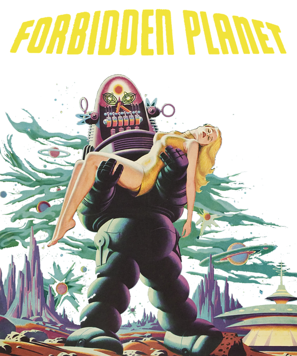 Forbidden Planet Vintage Movie Poster Digital Art by Megan Miller - Pixels