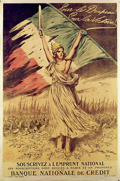 French World War I Poster Encouraging The Purchase Of War Bonds