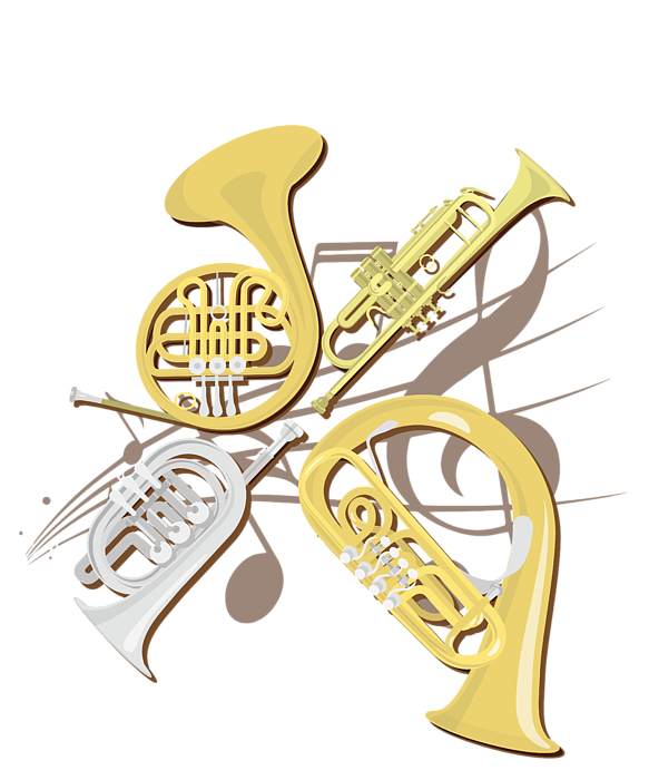 Funny Trumpet design Brass Horn Marching Band' Men's Premium Tank