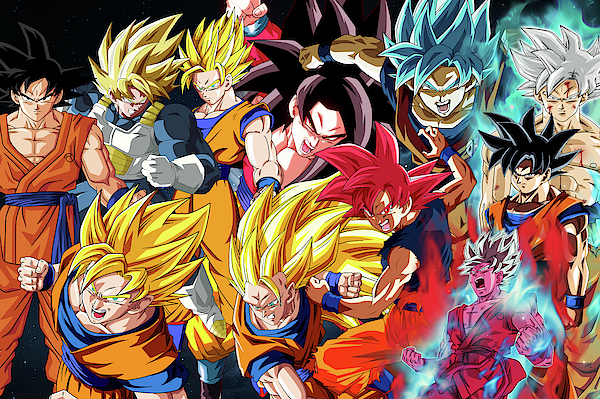 mugen goku with all transformations