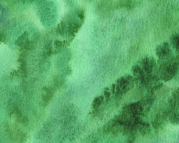 Irina Sztukowski - Green Splashes And Glow Abstract Watercolor 