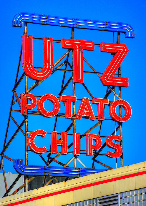 Michael Mazaika - Hanover PA Skyline - Utz Potato Chips No. 1 - Carlisle Street