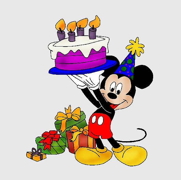Happy Birthday wishes or Invitation Mickey Carry-all Pouch by Movie Poster  Prints - Fine Art America