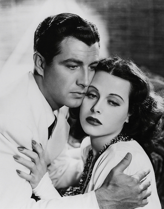 HEDY LAMARR and ROBERT TAYLOR in LADY OF THE TROPICS -1939-. Greeting ...