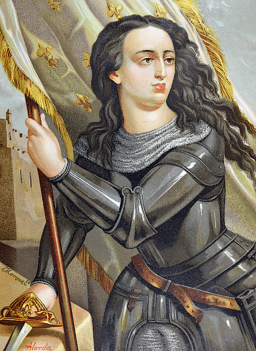 Joan Of Arc French Heroine During The Hundred Years War Tapestry for ...