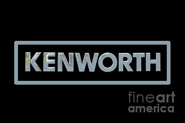 Nick Gray - Kenworth Semi Truck Emblem And Logo Black