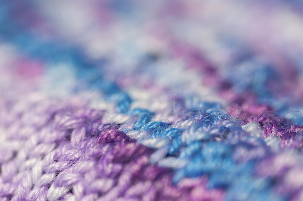 Knitting Hobbies Series. Rainbow Yarn Abstract 5 Photograph by Jenny Rainbow  - Fine Art America