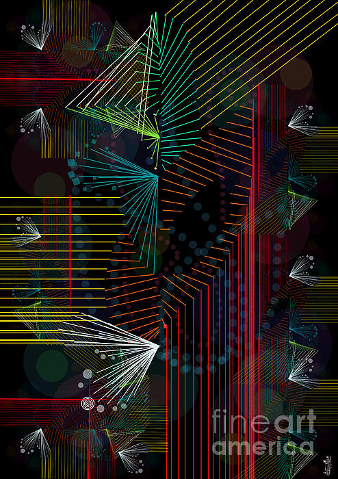 Rhythm Lines Digital Art