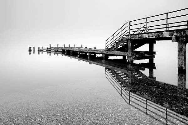 Loch Lomond Jetty #3 Coffee Mug by Grant Glendinning - Grant