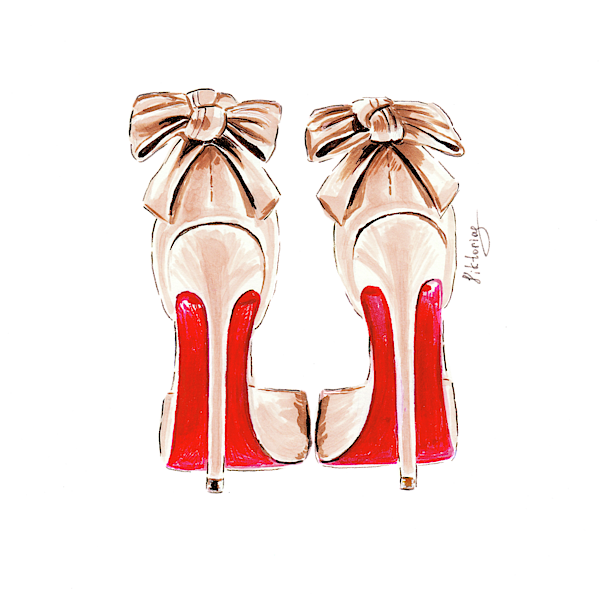 transparent louboutin shoes
