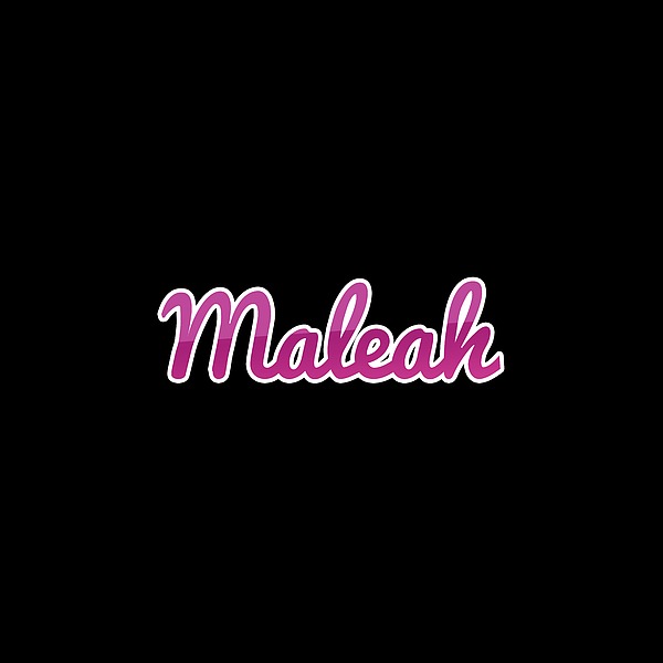 Maleah #maleah Digital Art