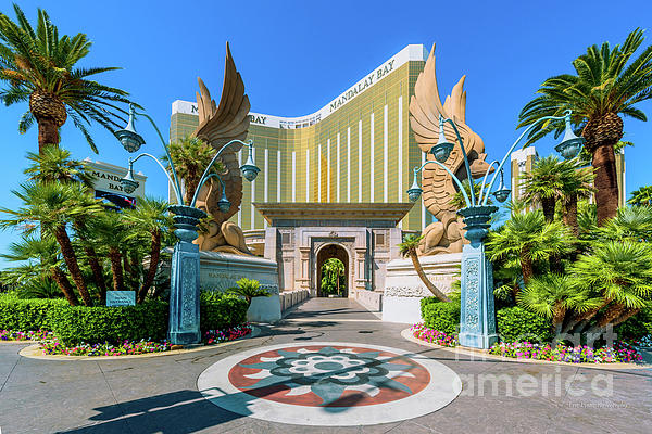 Mandalay Bay Sign at Sunrise by Aloha Art