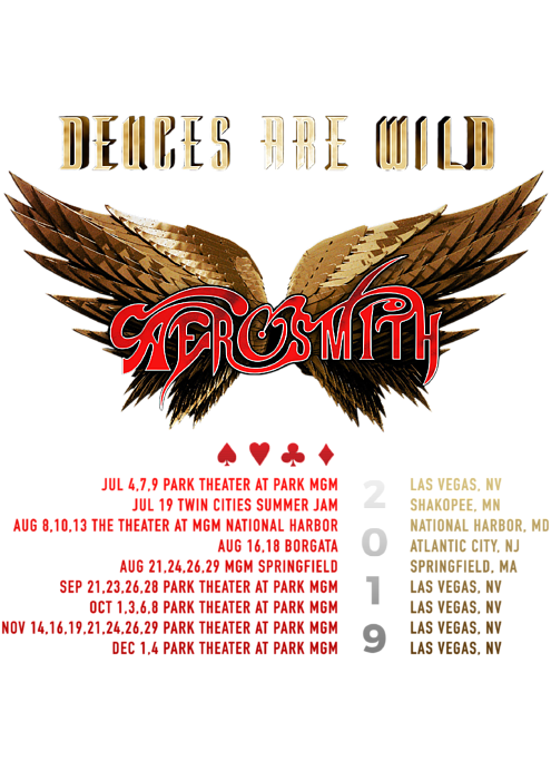 aerosmith 2019 tour shirts