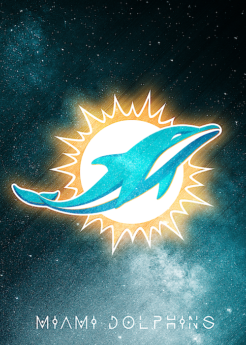 Miami Dolphins Artwork Women's T-Shirt by William Ng - Pixels