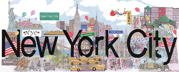 New York City Mixed+media