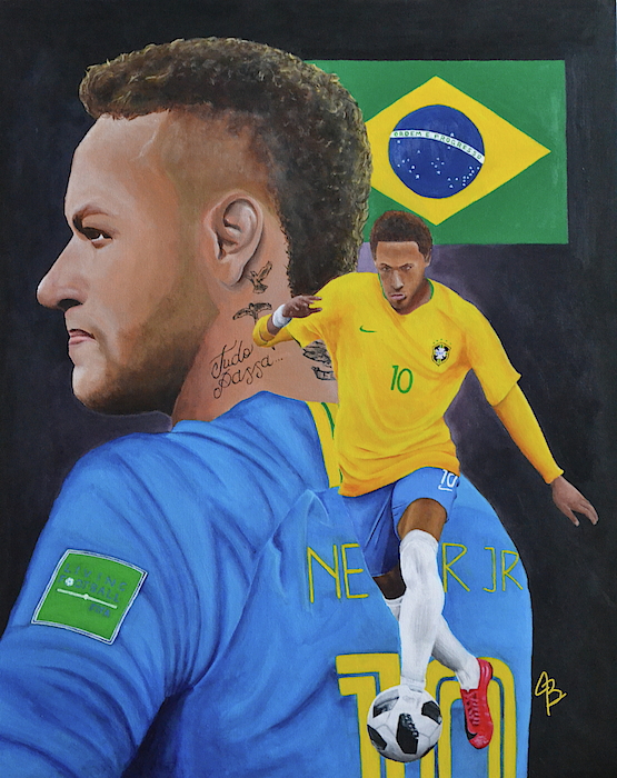 Neymar Jr- Brazil Legend Pullover Hoodie for Sale by FootballArcade