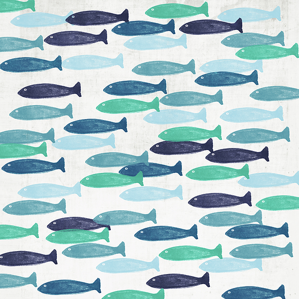 Ocean Fish- Art by Linda Woods Spiral Notebook