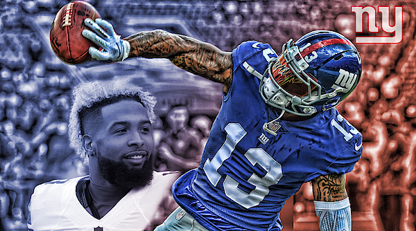 Odell Beckham Jr Art Print by My Inspiration - Fine Art America