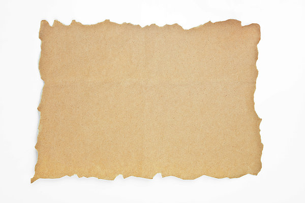 Old Blank Paper On A White Background Spiral Notebook by Yasinguneysu 