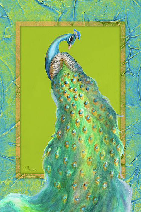 Puzzle Displaying Peacock Tiffany 1000 Piece Jigsaw Puzzle