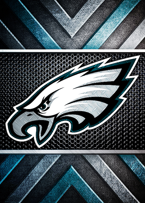 Philadelphia Eagles Logo Art Beach Towel by William Ng - Pixels