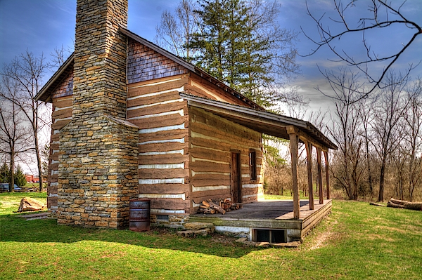 Pioneer Log Cabin Coffee Mug For Sale By Paul Lindner