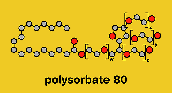 Structure of polysorbate 80.