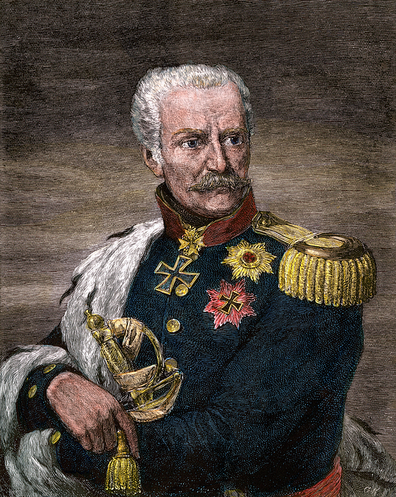 Portrait Of Feld Marechal Gebhard Leberecht Von Blucher Portrait Of Feld Marechal Gebhard Leberecht Von Blucher