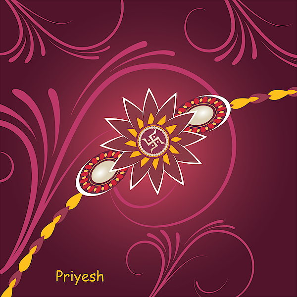 Rakhi Greeting Card by Priyesh