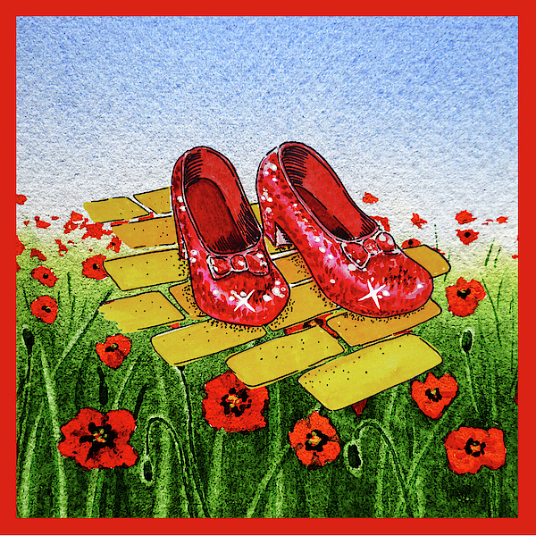 Irina Sztukowski - Ruby Slippers Yellow Brick Road Wizard Of Oz