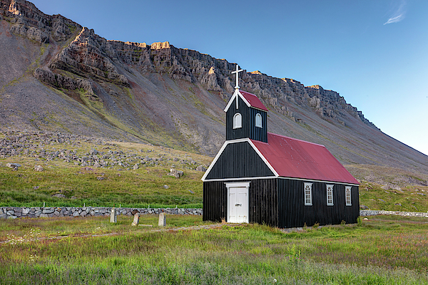 Sauraejarkirkja Church  In The Westfjords Of Iceland Photograph