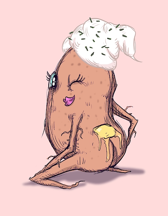 Sexy Potato Drawing